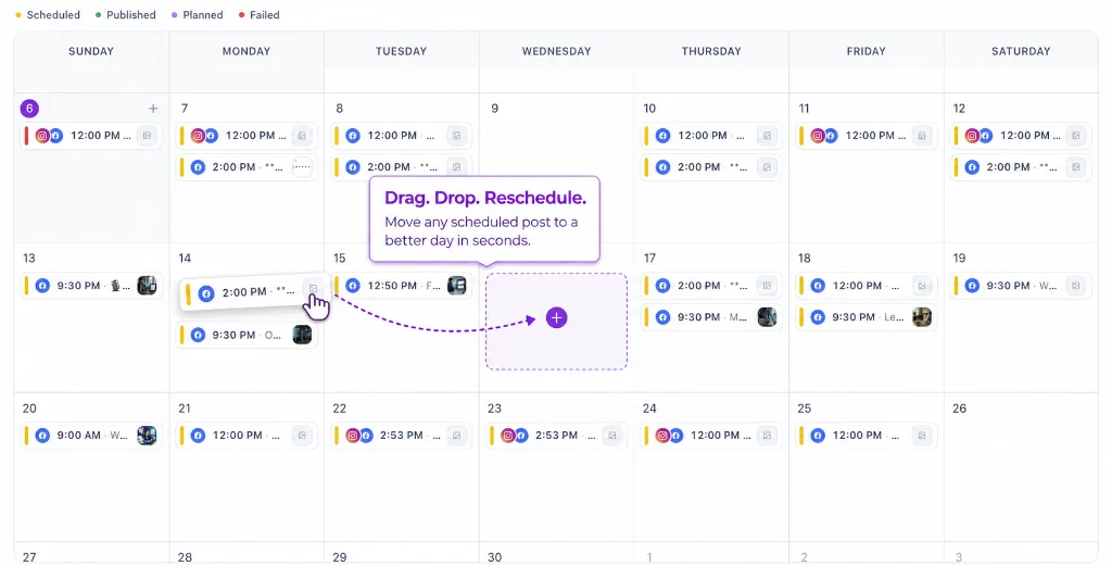 GoSocio Social Media Calendar & Scheduler